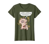 I Did Not Expect The Spanish Inquisition T-Shirt, Women, Olive Green, XX-Large