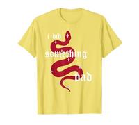 i did Something Bad T-Shirt, Men, Lemon Yellow, Small