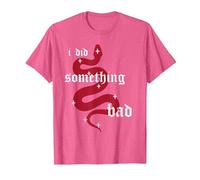 i did Something Bad T-Shirt, Men, Pink Heather, Medium