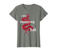 i did Something Bad T-Shirt, Women, Olive Heather, XX-Large