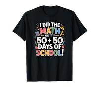 I Did The Math It's 50 Plus 50 Days of School Fun 100 T-Shirt