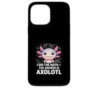 I Did The Math The Answer Is Axolotl Cute Math Case for iPhone 13 Pro Max