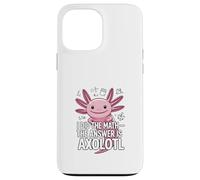 I Did The Math The Answer Is Axolotl Joke Case for iPhone 13 Pro Max