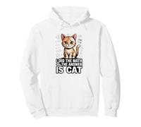 I Did The Math The Answer Is Cat Funny Algebra Pullover Hoodie