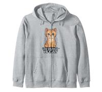 I Did The Math The Answer Is Cat Funny Algebra Zip Hoodie