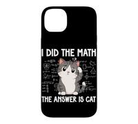 I Did The Math The Answer Is Cat Funny Math Lover Math Club Case for iPhone 14 Plus