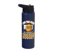 I Did The Math The Answer is Chicken Nugget Stainless Steel Insulated Water Bottle