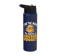 I Did The Math The Answer is Chicken Nugget Stainless Steel Insulated Water Bottle
