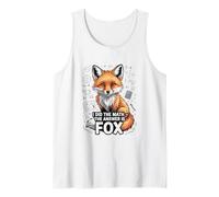 I Did The Math The Answer is Fox Funny Math Classroom Tank Top