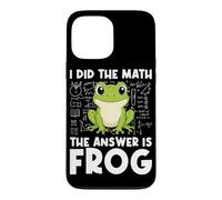 I Did The Math The Answer Is Frog Math Teacher Math Club Case for iPhone 13 Pro Max