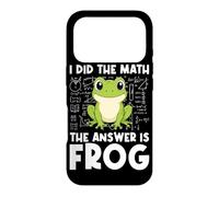 I Did The Math The Answer Is Frog Math Teacher Math Club Case for iPhone 17 Pro
