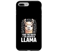 I Did The Math The Answer Is Llama Funny Math Case for iPhone 7 Plus/8 Plus