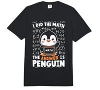 I Did The Math The Answer is Penguin Comfort Colors Adult Heavyweight T-Shirt