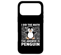 I Did The Math The Answer Is Penguin Shirt Fun Lover Penguin Case for iPhone 17 Pro Max