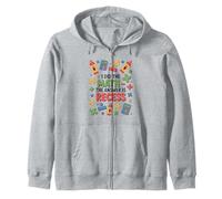 I Did The Math The Answer Is Recess School Fun Zip Hoodie