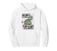 I Did The Math The Answer Is Turtle Student Pullover Hoodie