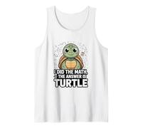 I Did The Math The Answer is Turtle Student Tank Top