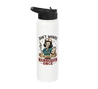 I did This on a Mannequin Once Funny Nursing Stainless Steel Insulated Water Bottle