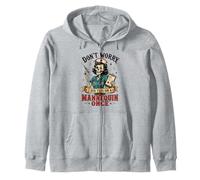 I did This on a Mannequin Once Funny Nursing Zip Hoodie