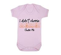 I Didn’t Choose The Ginger Life Statement Baby Grow Vest, 6-12 Months, Pastel Pink