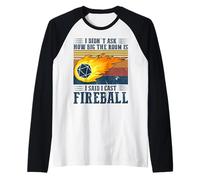 I Didn't Ask How Big The Room Is I Said I Cast Fireball Raglan Baseball Tee