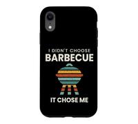 I Didnt Choose Barbecue It Chose Me Funny Grilling Case for iPhone XR