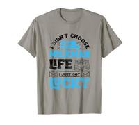I Didnt Choose Milkman Life I Just Got Lucky Dairy Farmer T-Shirt
