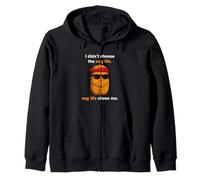 I didn't Choose Nug Life Chicken Nugget Meme Funny Food Zip Hoodie