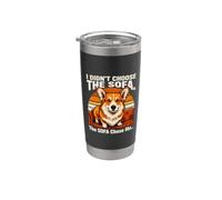 I Didn't Choose The Sofa The Sofa Chose Me Corgi Stainless Steel Insulated Tumbler