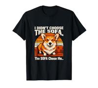 I Didn't Choose The Sofa The Sofa Chose Me Corgi T-Shirt