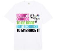 I Didn't Choose to Be Rare But I Choose to Embrace It Rare Comfort Colors Adult Heavyweight T-Shirt