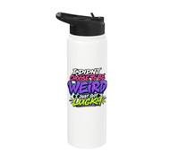 I Didn't Choose to Be Weird I Just Got Lucky Stainless Steel Insulated Water Bottle
