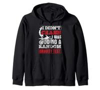 I Didn't Crash Doing Gravity Test Dirt Bike Motorbike MX Zip Hoodie