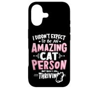 I DIDN'T EXPECT TO BE AN AMAZING Cat PERSON Cat Lover Humor Case for iPhone 17