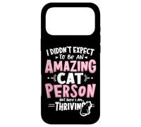 I DIDN'T EXPECT TO BE AN AMAZING Cat PERSON Cat Lover Humor Case for iPhone 17 Pro Max