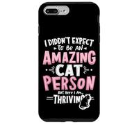 I DIDN'T EXPECT TO BE AN AMAZING Cat PERSON Cat Lover Humor Case for iPhone 7 Plus/8 Plus