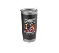 I Didn't Fall from Heaven I Clawed My Way Out of Hell Stainless Steel Insulated Tumbler