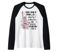 I Didn't Grow Up Saying With Liberty and Justice for All USA Raglan Baseball Tee