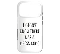 I didn't know there was a dress code Funny White Lie Party Case for iPhone 17 Pro
