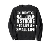 I Didnt Survive A Stroke To Live A Small Life Sweatshirt