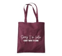 I Didn't Want To Come Home Tote Shopping Bag 10 Litres Capacity 42 x 38cm