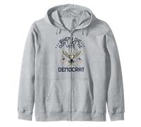 I Die Don't Let Me Vote Democrat Republican Conservative Zip Hoodie