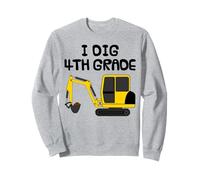 I Dig 4th Grade, Back To School Digger, Elementary Teacher Sweatshirt