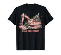I Dig Christmas Funny Christmas Digger T-Shirt