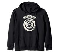 I Dig Deep Time Paleontology Fossil Hunter Zip Hoodie
