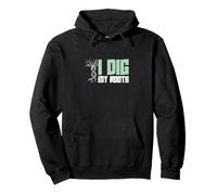 I Dig My Roots Funny Genealogy Kinship Research Genealogists Pullover Hoodie