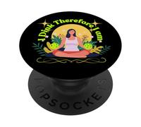 I Dink Pickleball Players Meditation Zen Philosophy Humor PopSockets Adhesive PopGrip