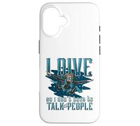 I Dive So I Don´t Have To Talk To People Diver Scuba Diving Case for iPhone 16
