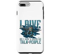 I Dive So I Don´t Have To Talk To People Diver Scuba Diving Case for iPhone 7 Plus/8 Plus