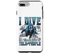 I Dive So I Don´t Have To Talk To People Diver Scuba Diving Case for iPhone 7 Plus/8 Plus